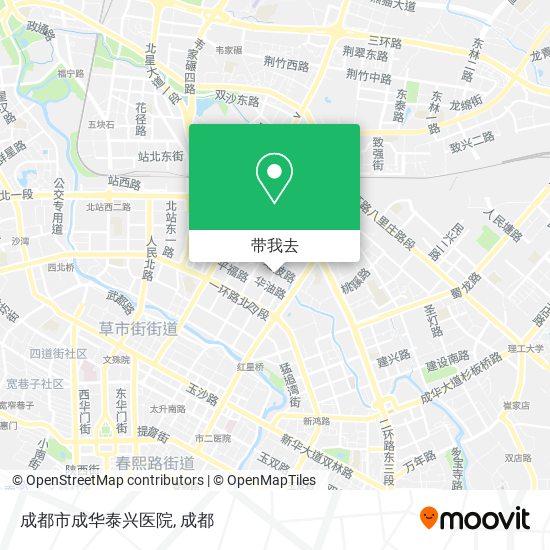成都市成华泰兴医院地图