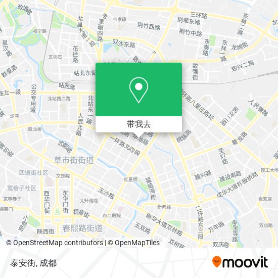 泰安街地图