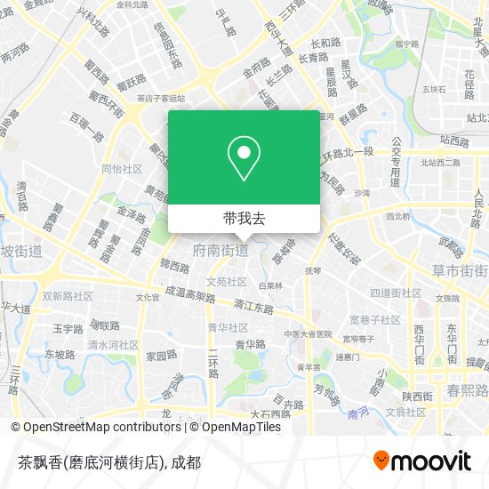 茶飘香(磨底河横街店)地图