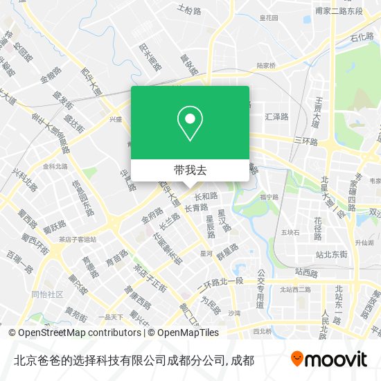 北京爸爸的选择科技有限公司成都分公司地图