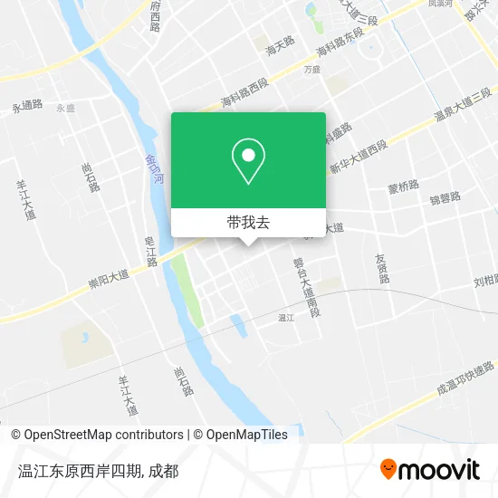 温江东原西岸四期地图