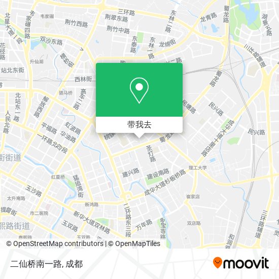 二仙桥南一路地图