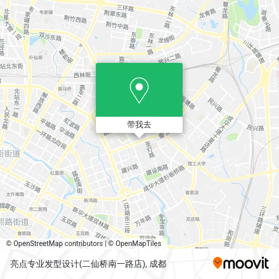 亮点专业发型设计(二仙桥南一路店)地图