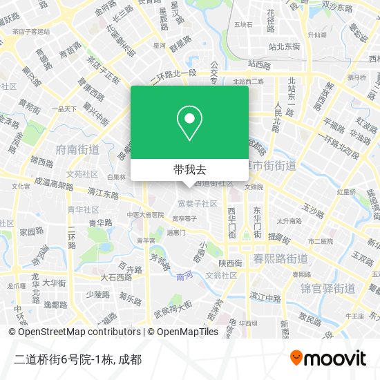 二道桥街6号院-1栋地图