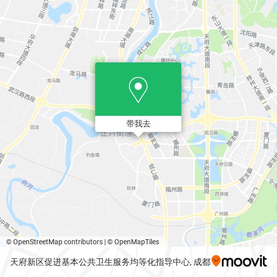 天府新区促进基本公共卫生服务均等化指导中心地图