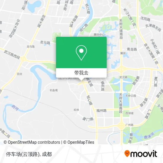 停车场(云顶路)地图