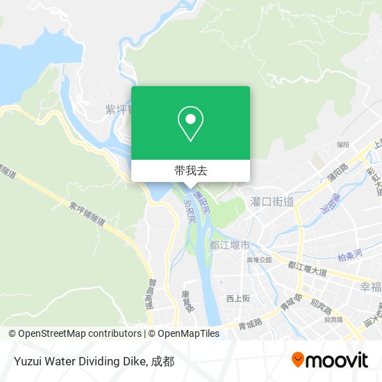 Yuzui Water Dividing Dike地图