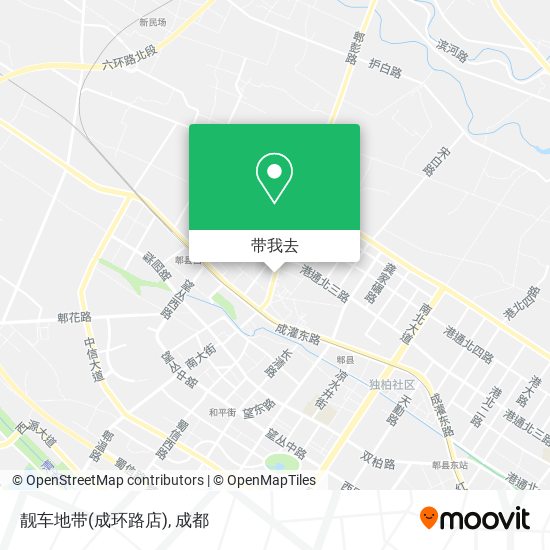 靓车地带(成环路店)地图