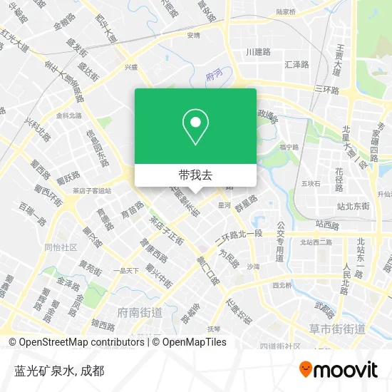 蓝光矿泉水地图