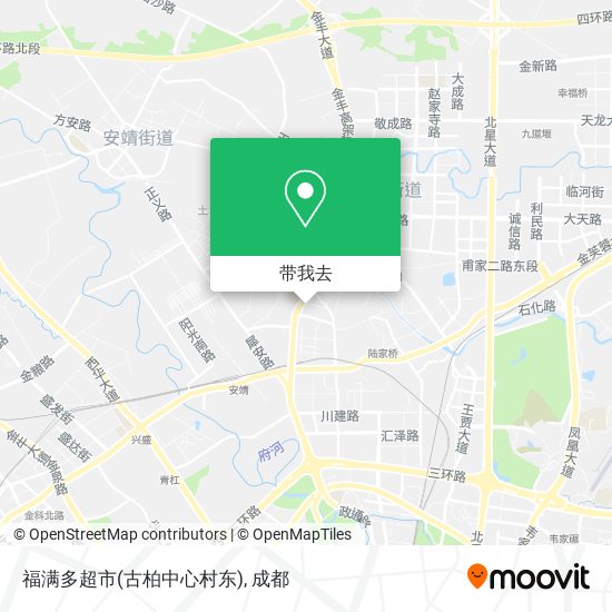 福满多超市(古柏中心村东)地图