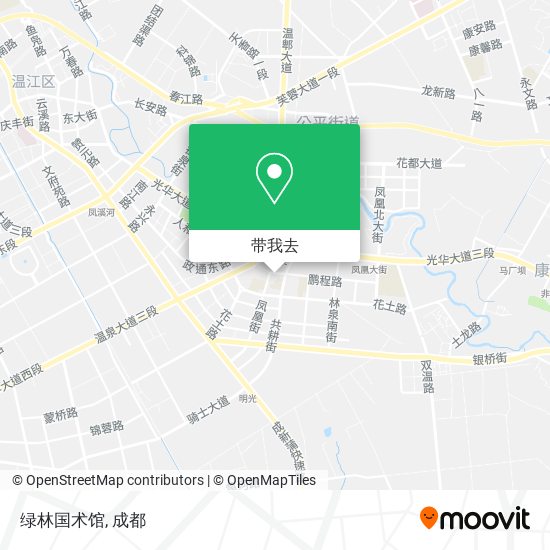 绿林国术馆地图