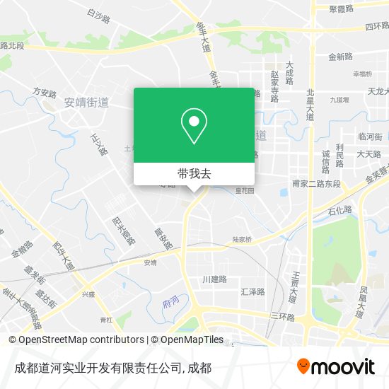 成都道河实业开发有限责任公司地图