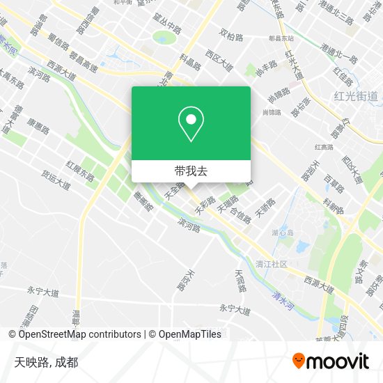 天映路地图