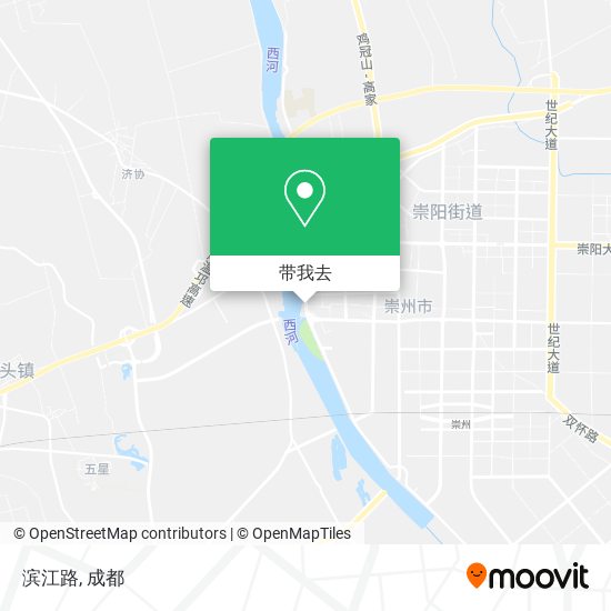 滨江路地图