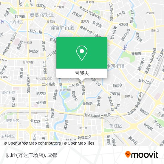 肌匠(万达广场店)地图