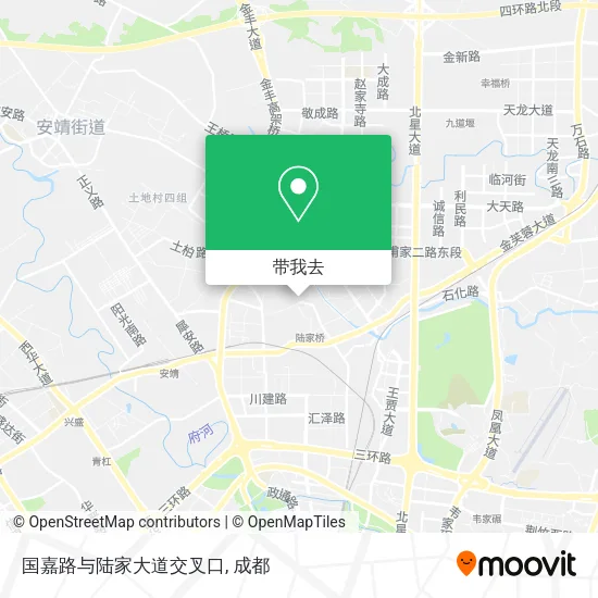 国嘉路与陆家大道交叉口地图