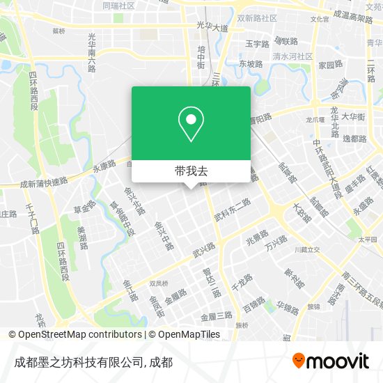 成都墨之坊科技有限公司地图