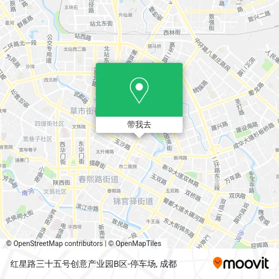 红星路三十五号创意产业园B区-停车场地图