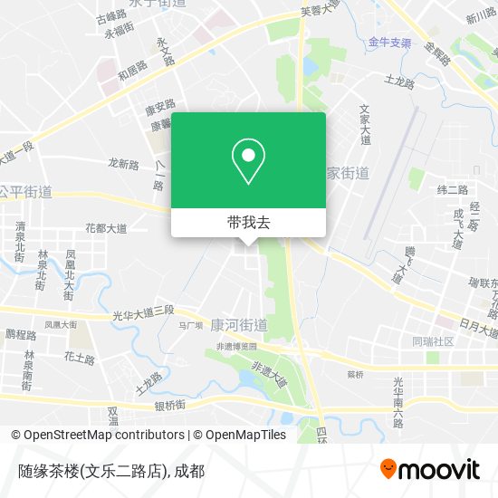 随缘茶楼(文乐二路店)地图