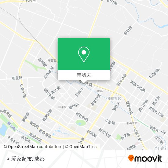 可爱家超市地图