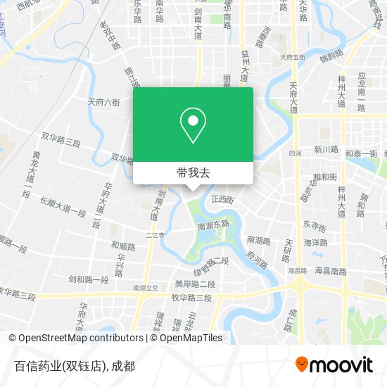 百信药业(双钰店)地图