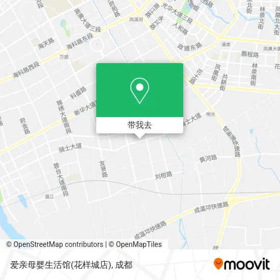 爱亲母婴生活馆(花样城店)地图