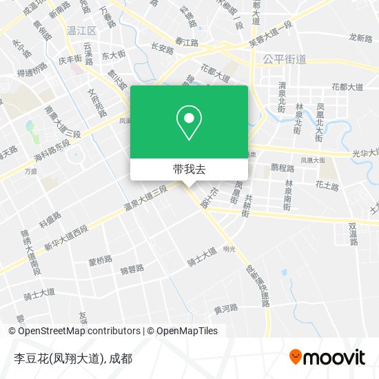 李豆花(凤翔大道)地图