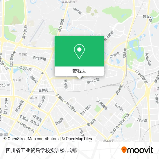 四川省工业贸易学校实训楼地图
