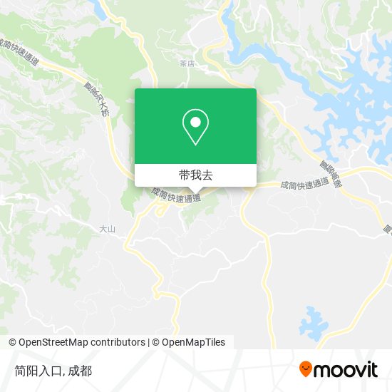 简阳入口地图
