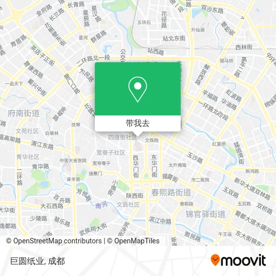 巨圆纸业地图