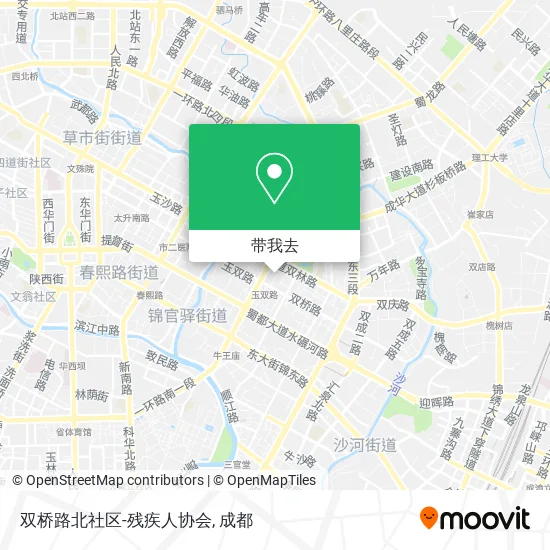 双桥路北社区-残疾人协会地图