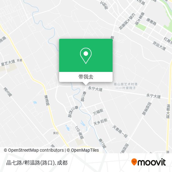 晶七路/郫温路(路口)地图