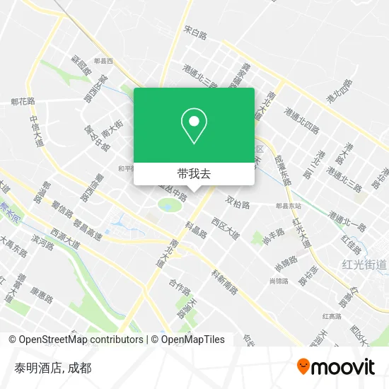 泰明酒店地图