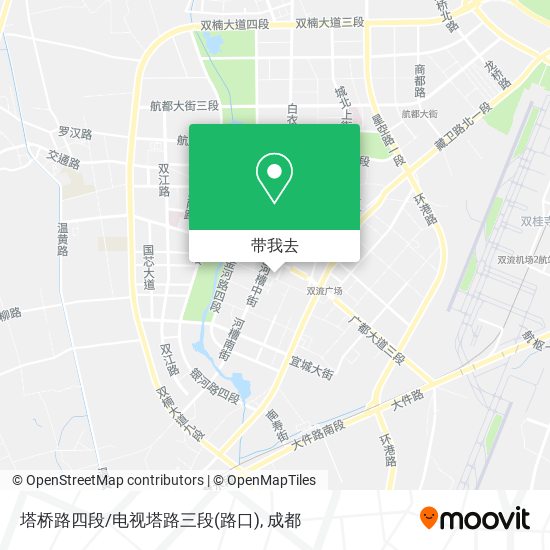 塔桥路四段/电视塔路三段(路口)地图