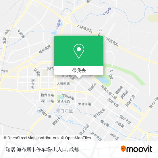 瑞居·海布斯卡停车场-出入口地图