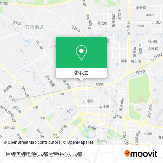 巨锂美锂电池(成都运营中心)地图