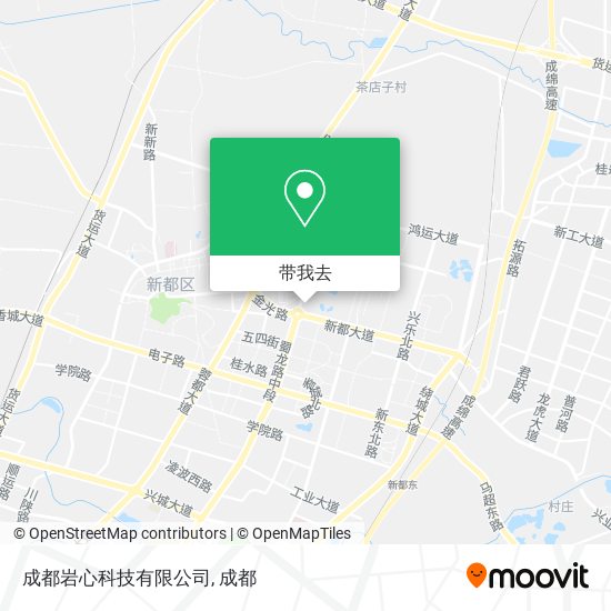 成都岩心科技有限公司地图