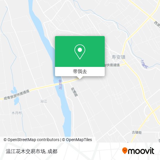 温江花木交易市场地图