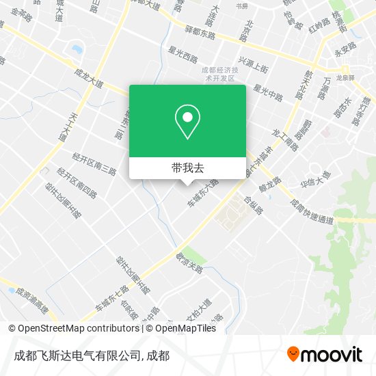 成都飞斯达电气有限公司地图