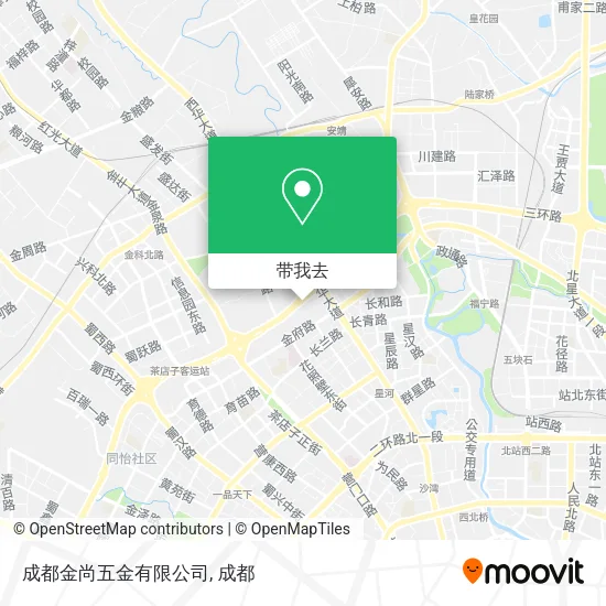 成都金尚五金有限公司地图
