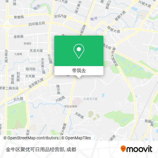 金牛区聚优可日用品经营部地图