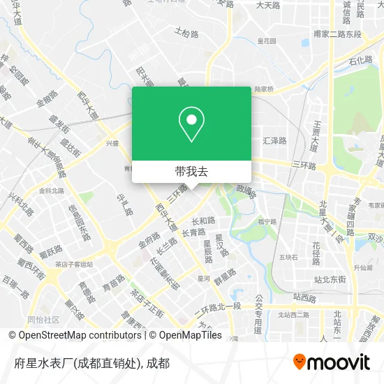 府星水表厂(成都直销处)地图