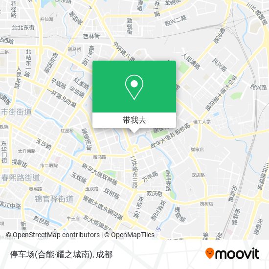 停车场(合能·耀之城南)地图