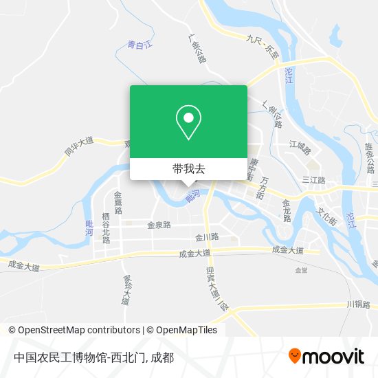 中国农民工博物馆-西北门地图