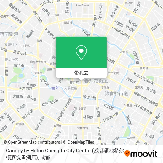 Canopy by Hilton Chengdu City Centre (成都领地希尔顿嘉悦里酒店)地图