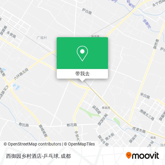 西御园乡村酒店-乒乓球地图