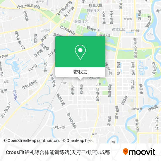 CrossFit锦礼综合体能训练馆(天府二街店)地图