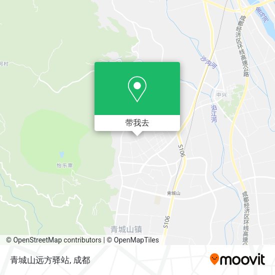 青城山远方驿站地图