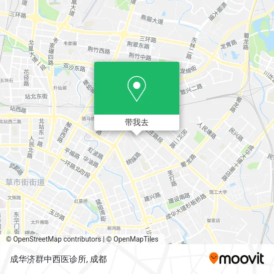成华济群中西医诊所地图