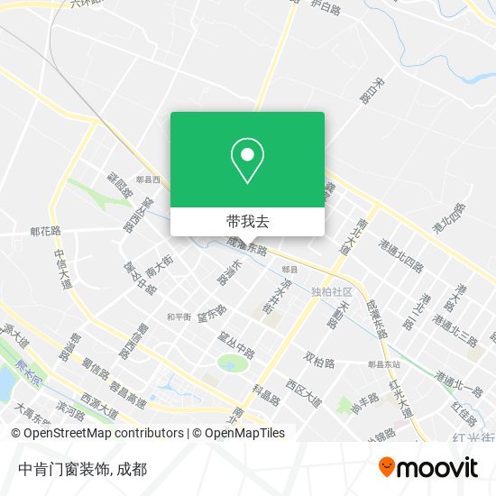 中肯门窗装饰地图